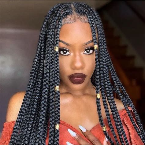 Long Box Braids braid hairstyles