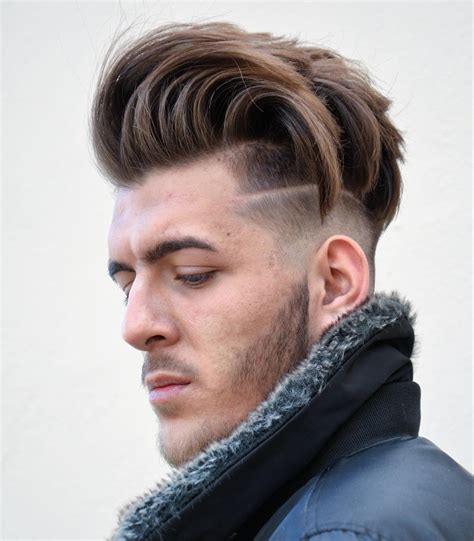 Modern Pompadour Fade hairstyles