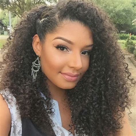 Natural Curly Glam curly hairstyles