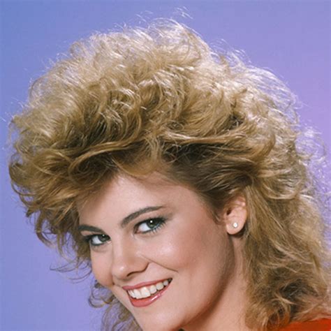 Retro Voluminous Curls 80s hairstyles