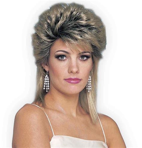 Retro Voluminous Mullet 80s hairstyles