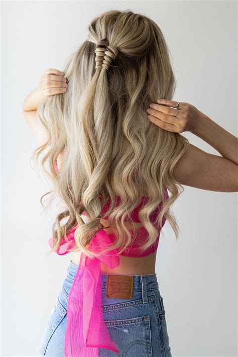 Twisted Half-Up cute hairstyles