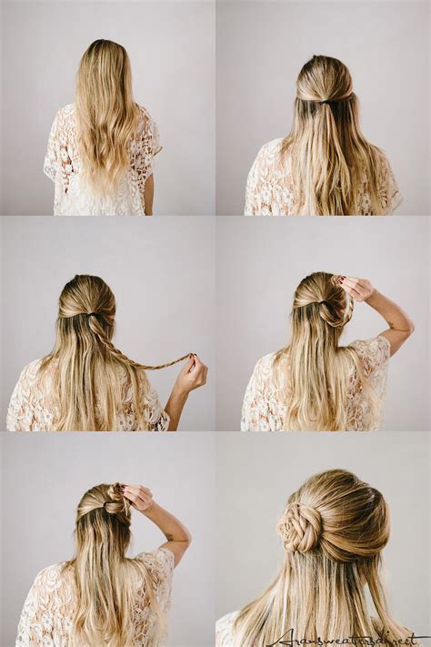 Twisted Half-Updo cute hairstyles