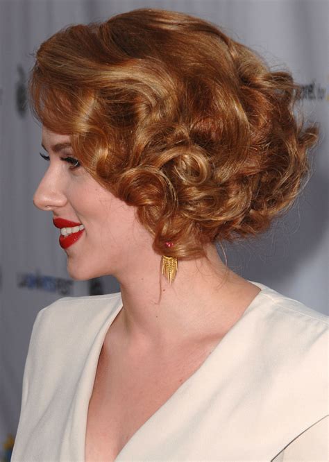 Vintage Curls Updo curly hairstyles