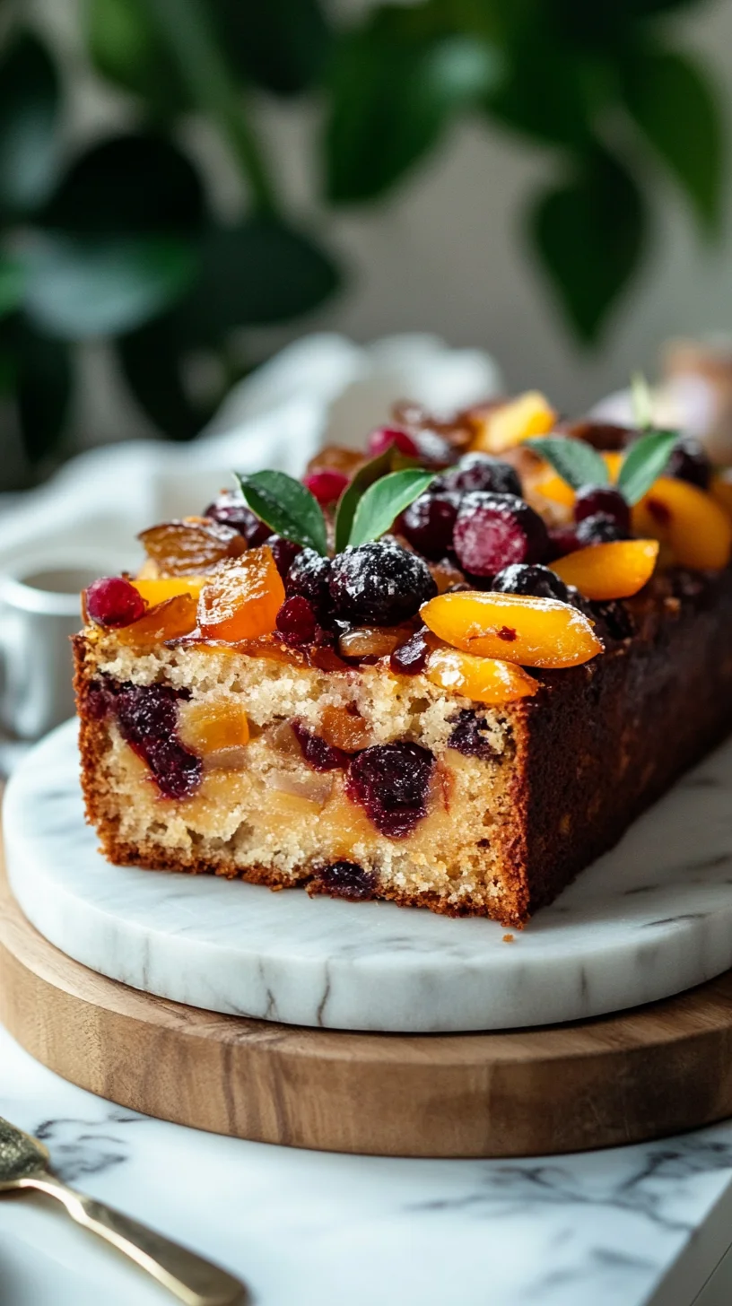 A Slice of Sunshine: Enjoy the Sweetness of a Fruity Cake Delight!