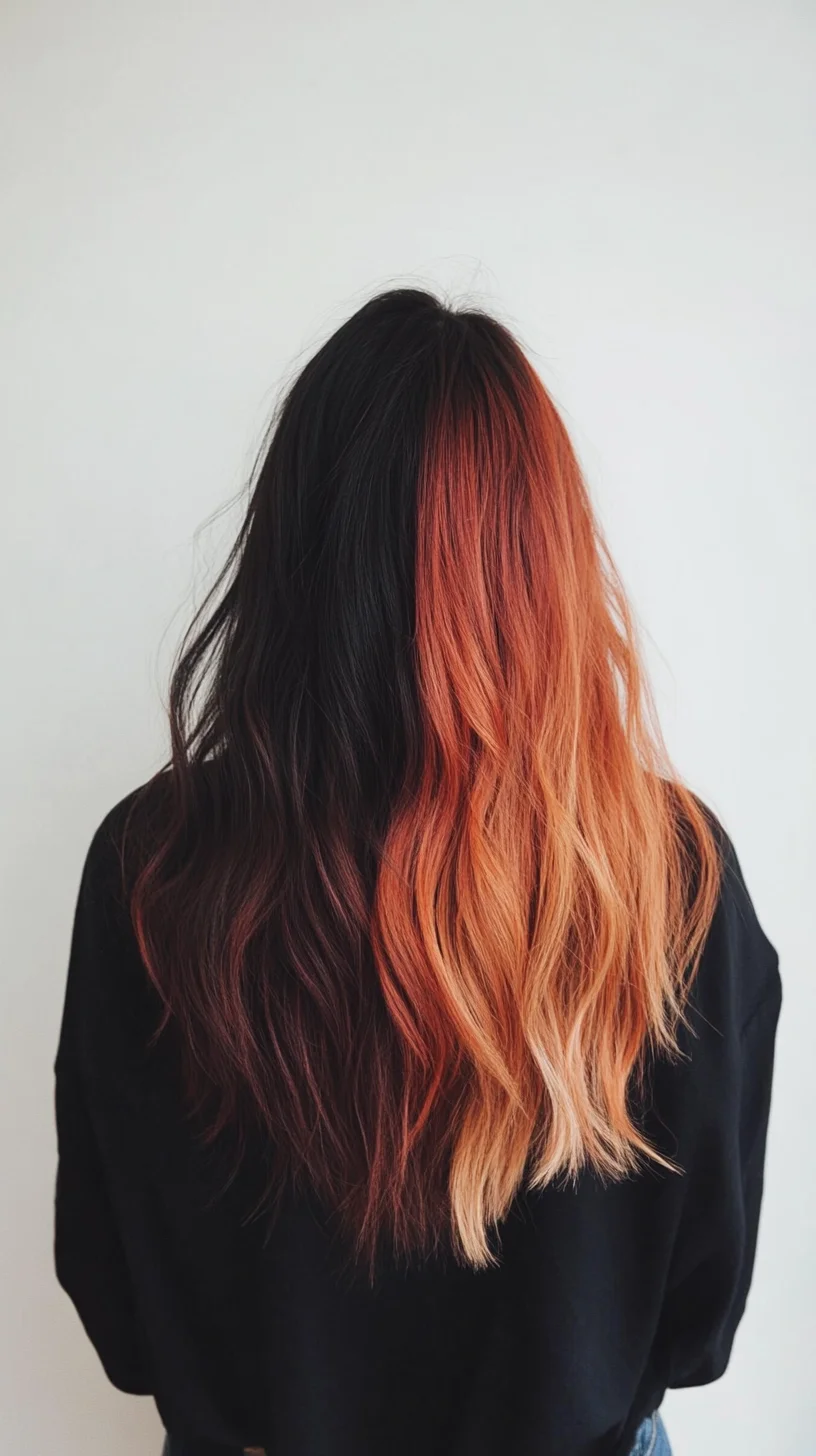 Blazing Ombre Waves: The Perfect Fusion of Bold and Beautiful