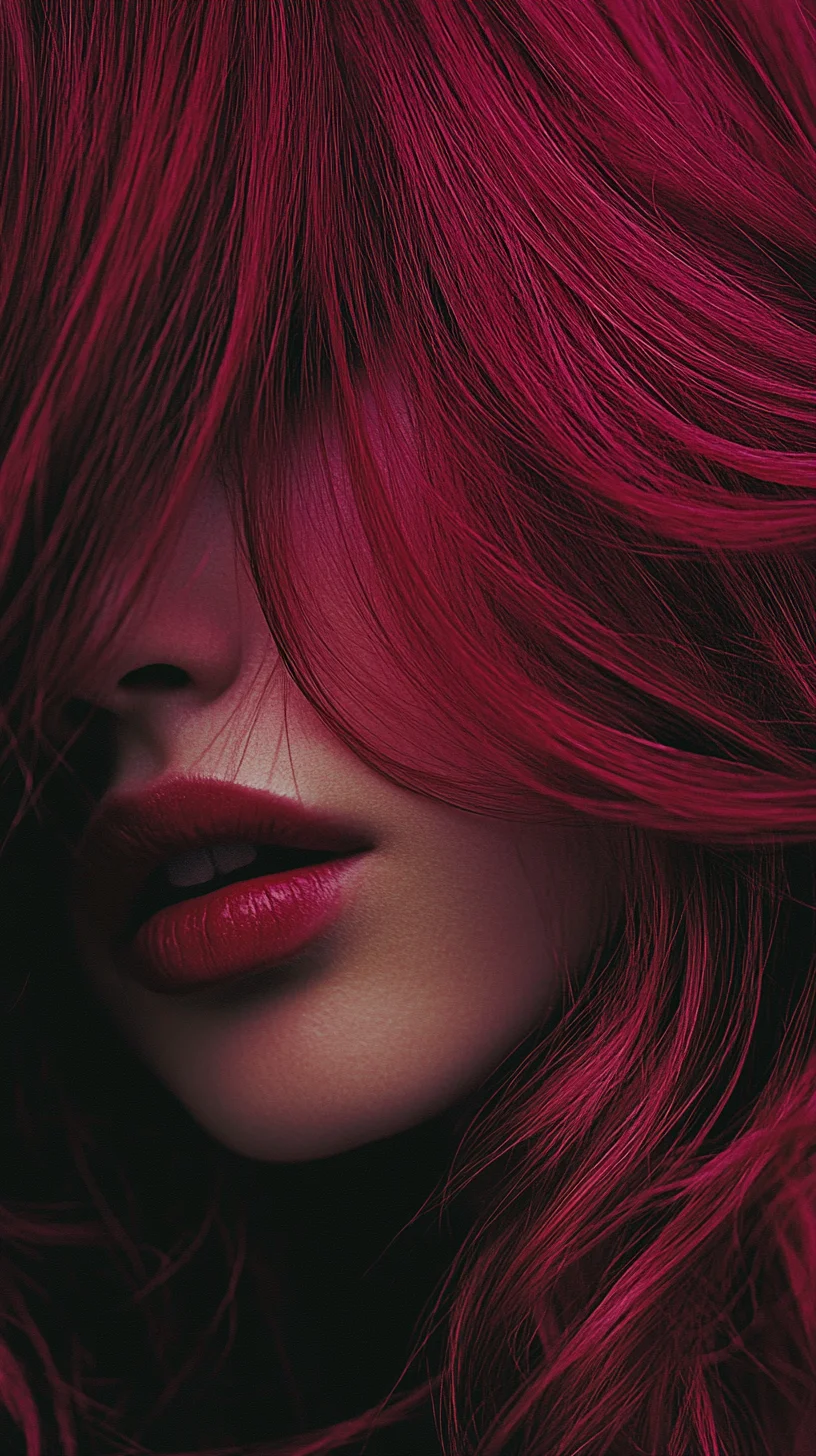 Bold and Beautiful: Embrace the Allure of Deep Crimson Waves