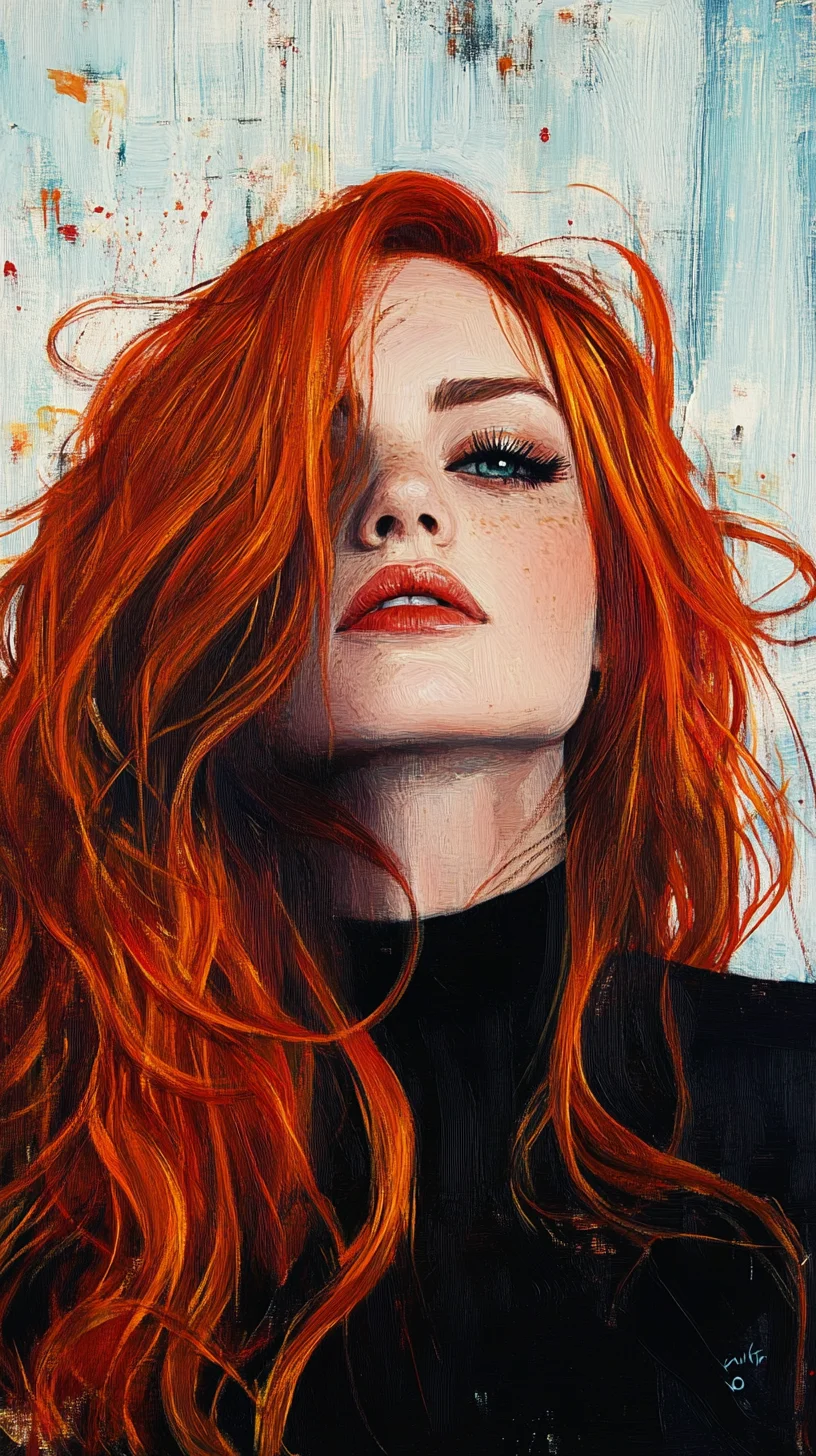 Bold and Beautiful: The Striking Elegance of Fiery Red Curls