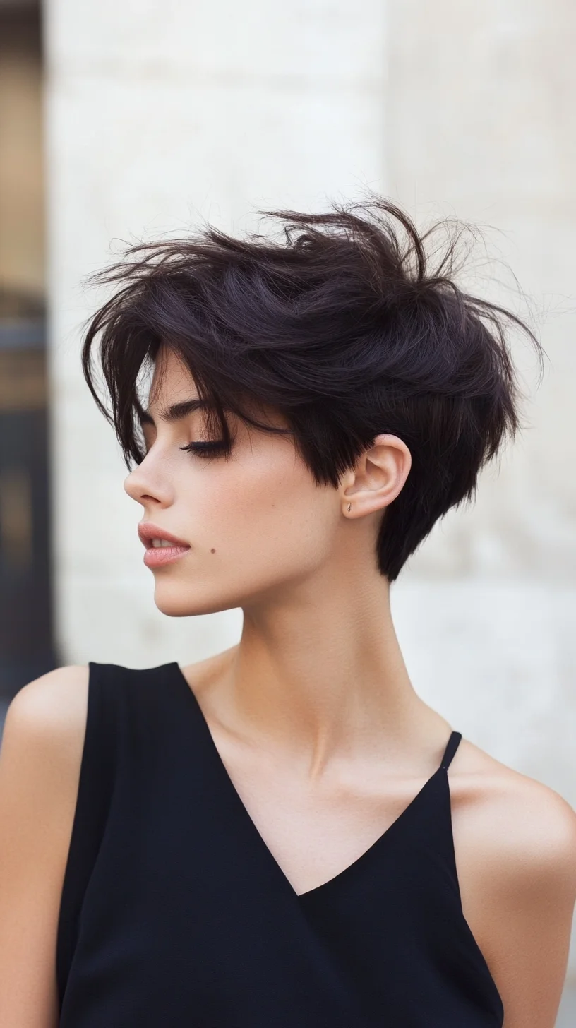 Bold and Edgy Pixie: The Chic Style for Effortless Elegance