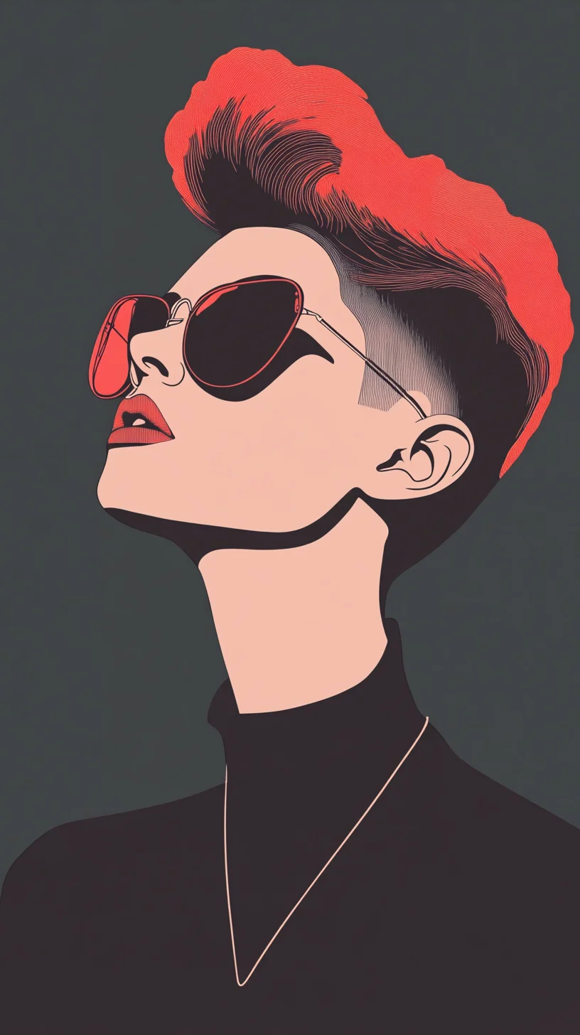 Bold and Edgy: The High-Volume Pompadour with a Contemporary Twist