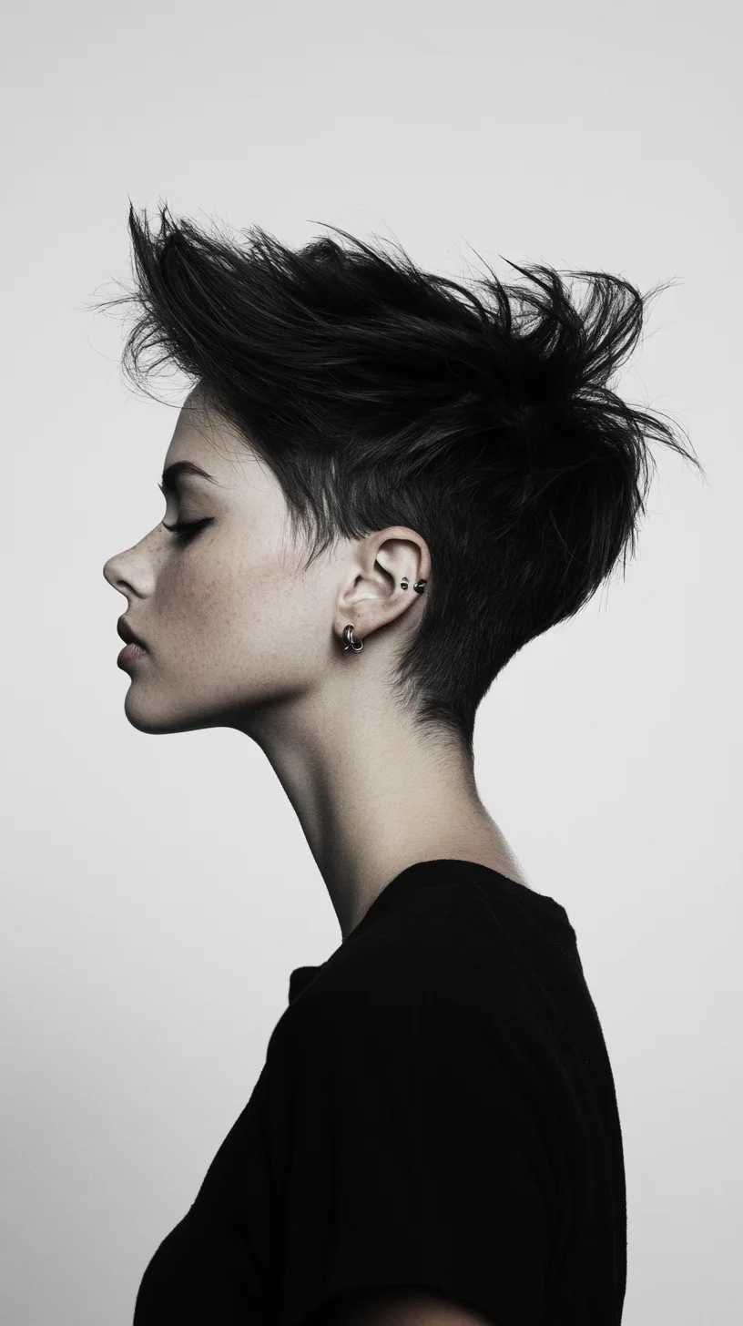 Bold and Edgy: The Modern Pixie with Flair