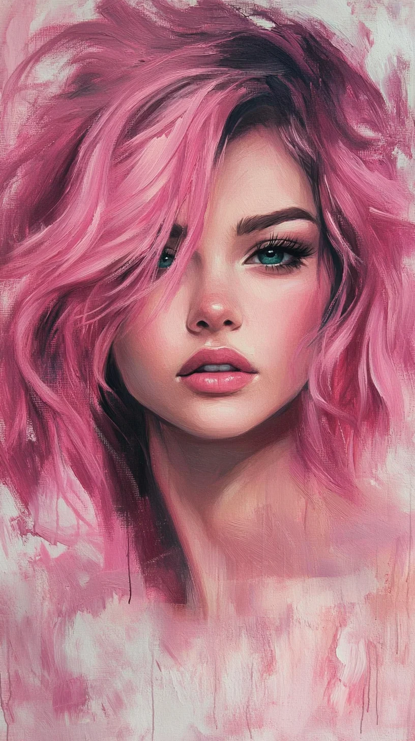 Bold and Playful: Embrace the Vibrant Layers of Pink Waves