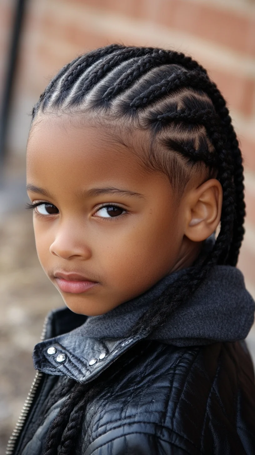 Bold Cornrows: A Stylish and Versatile Look for Kids