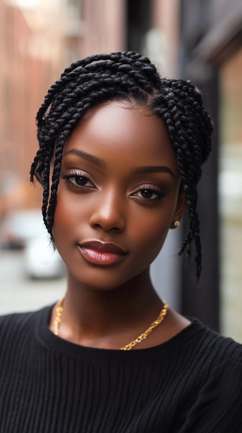 Call of the Classic: Chic and Elegant Box Braids for Effortless Style