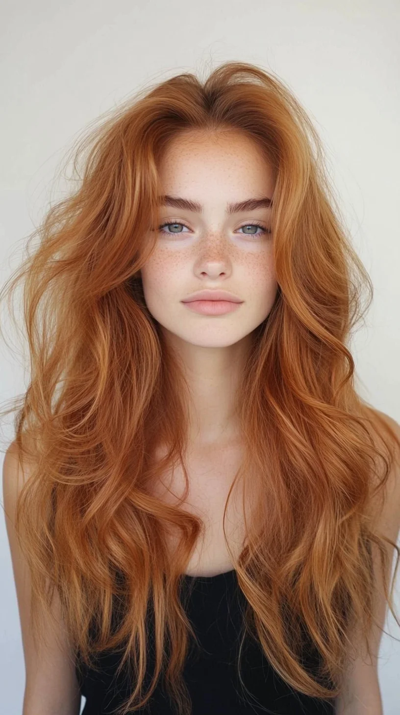 Captivating Copper Waves: Embrace Effortless Elegance