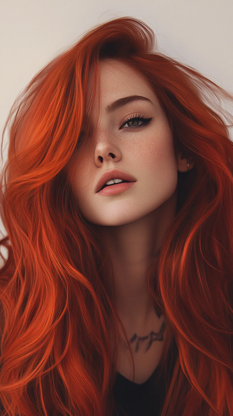 Captivating Crimson Waves: Embrace Bold and Luscious Locks