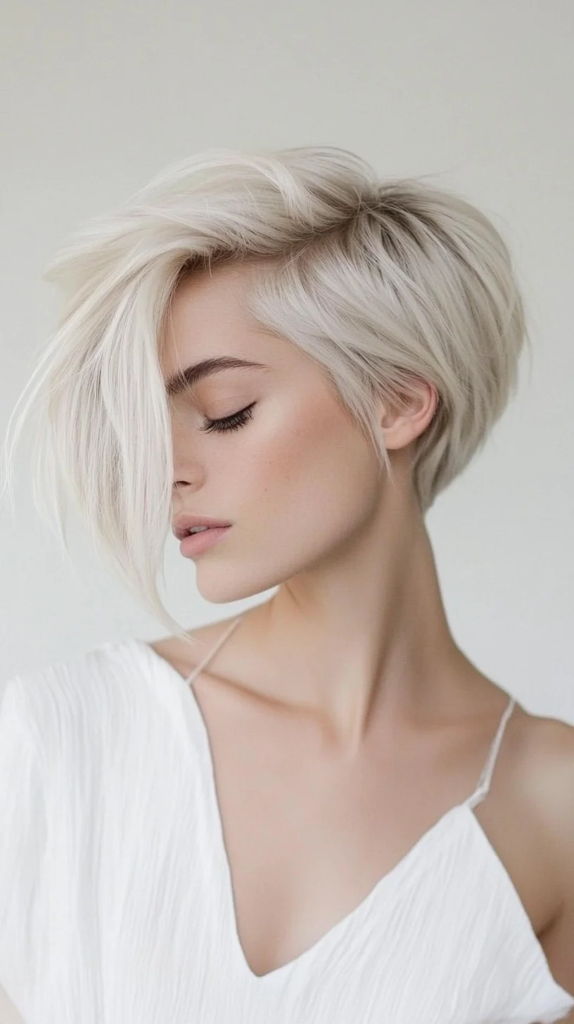 Catchy Chic and Effortless: The Modern Asymmetrical Pixie Cut for Every Occasion