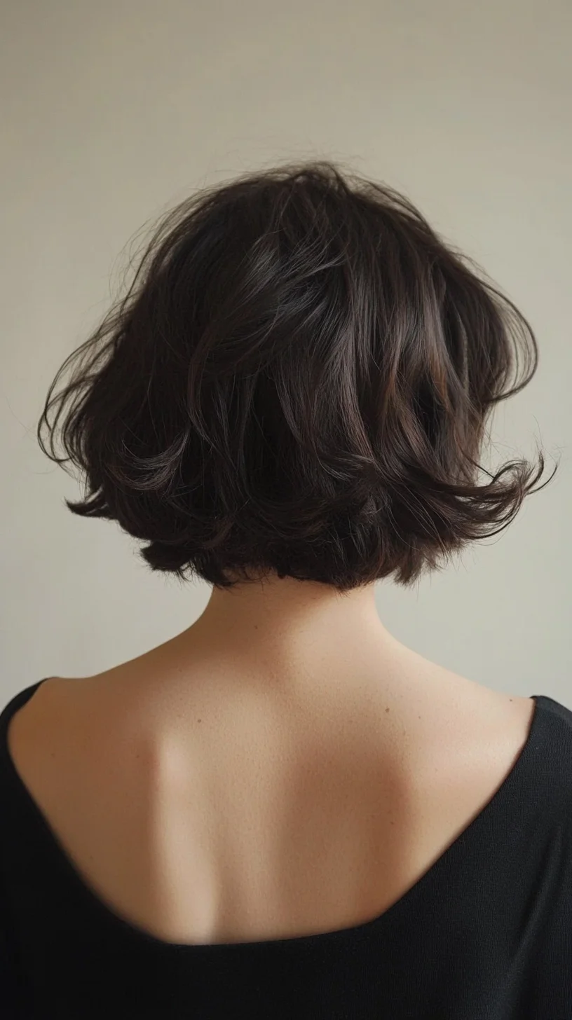 Catchy 
Effortlessly Chic: The Textured Bob for Every Occasion