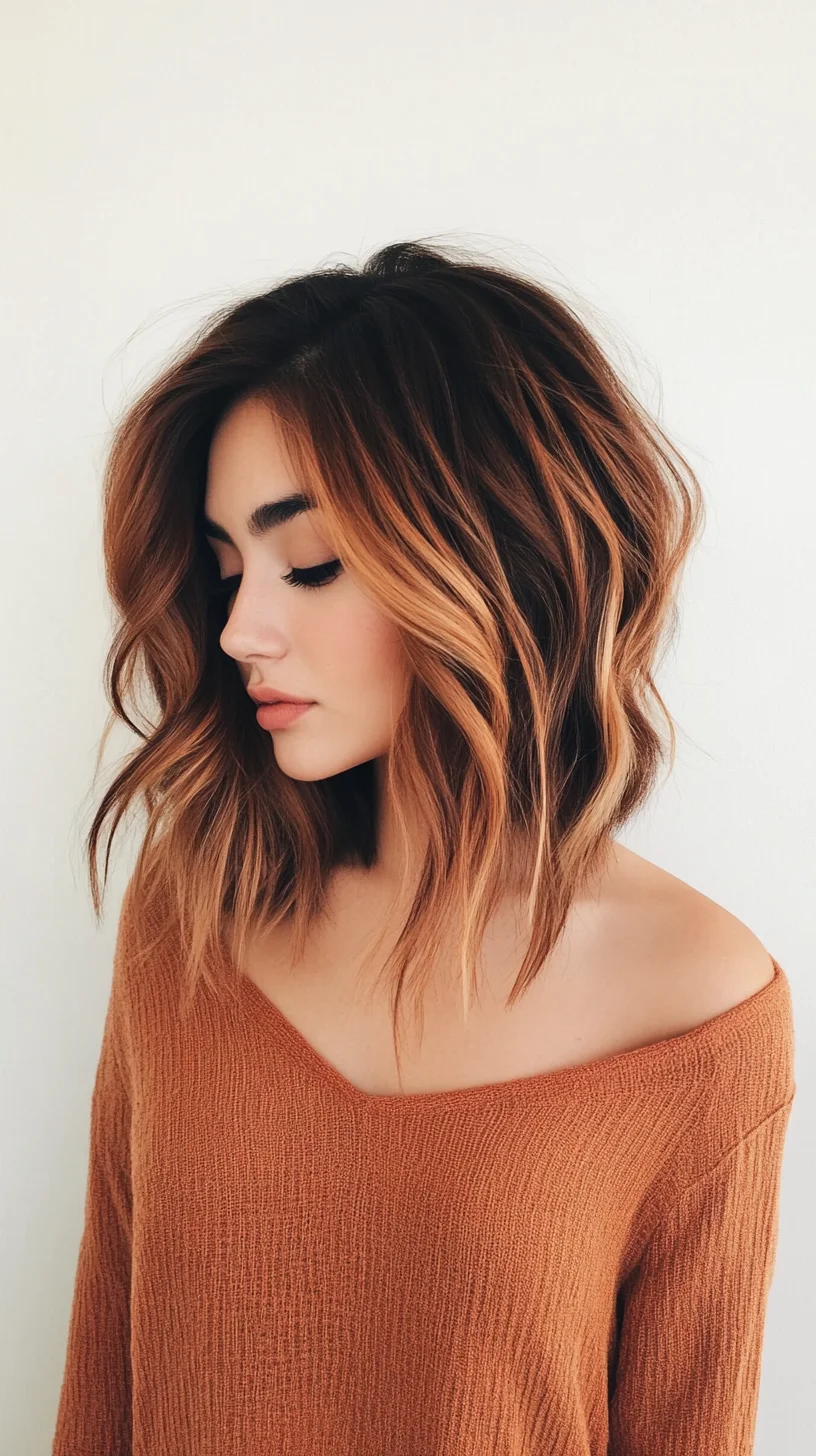 Catchy 
Effortlessly Chic: The Wavy Lob That Turns Heads