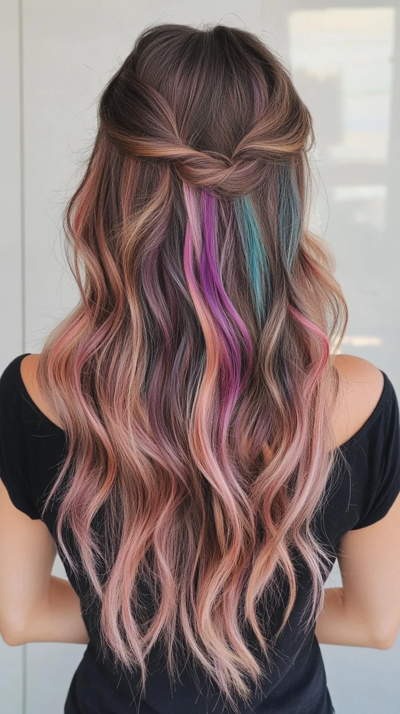 Catchy 
“Vibrant Waves: A Delightful Twist on Boho Chic!”