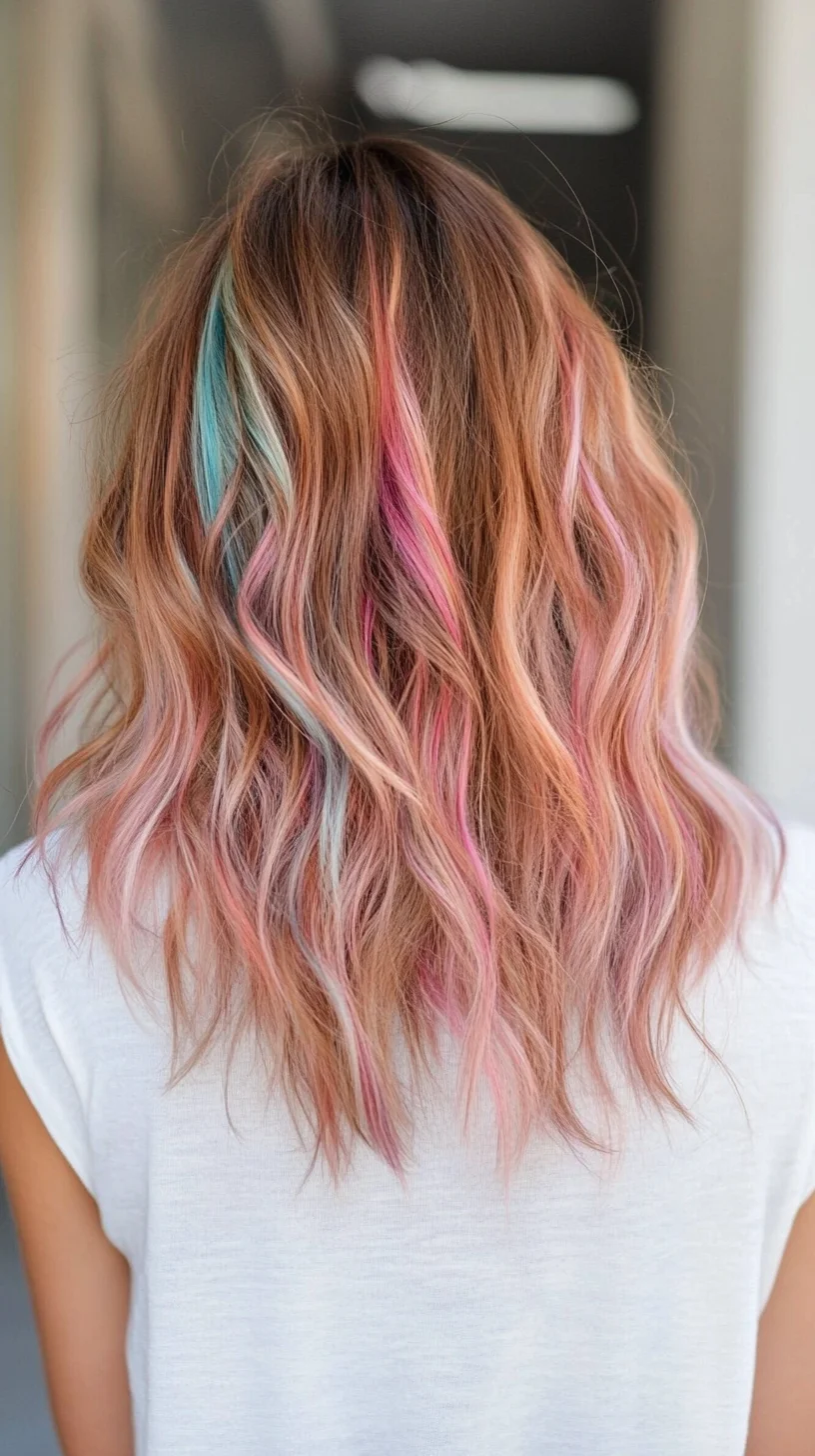 Catchy 
Whimsical Waves: Embrace Playful Pastels with Effortless Elegance!