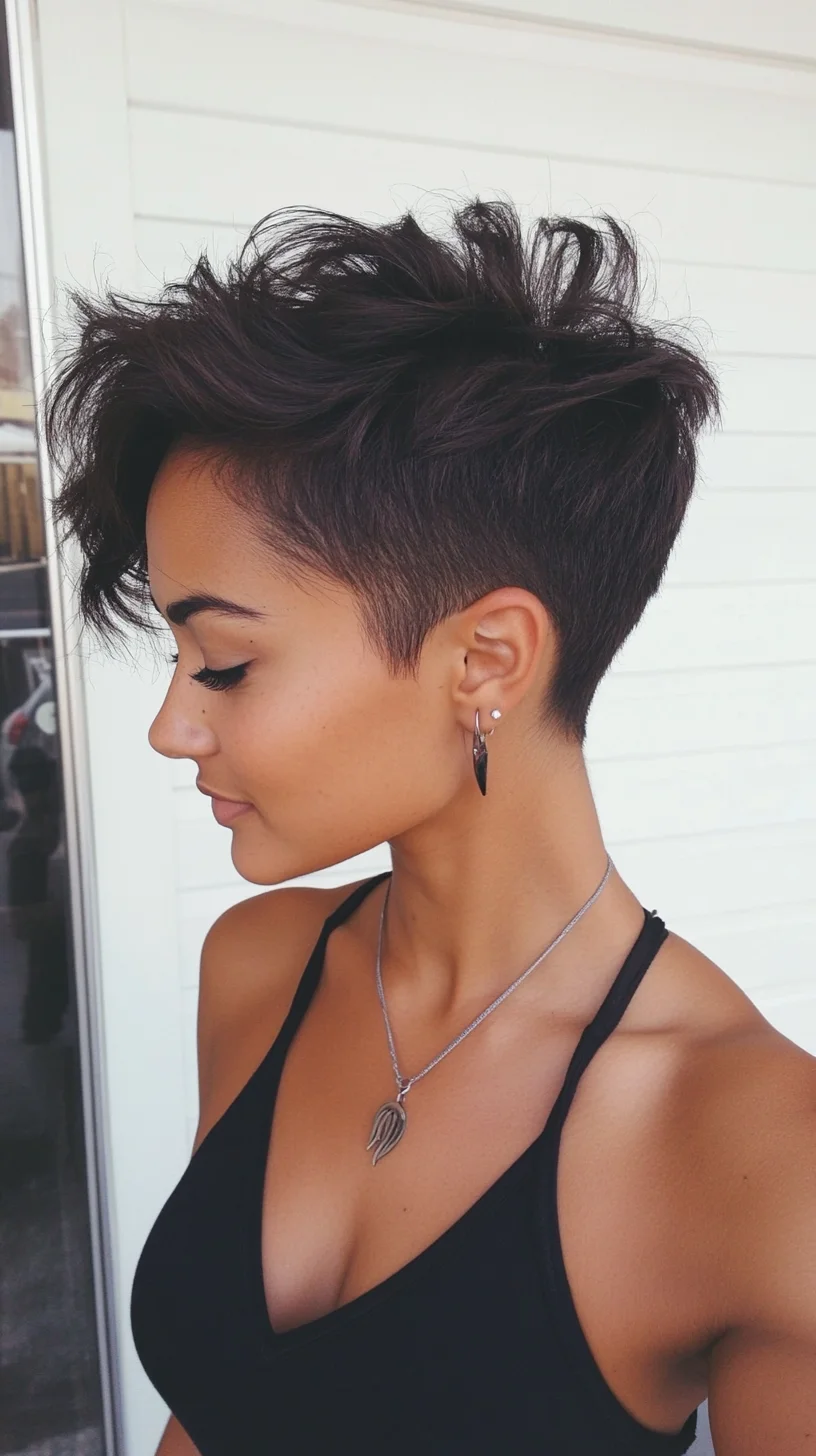 Chic and Edgy: The Modern Textured Pixie Cut