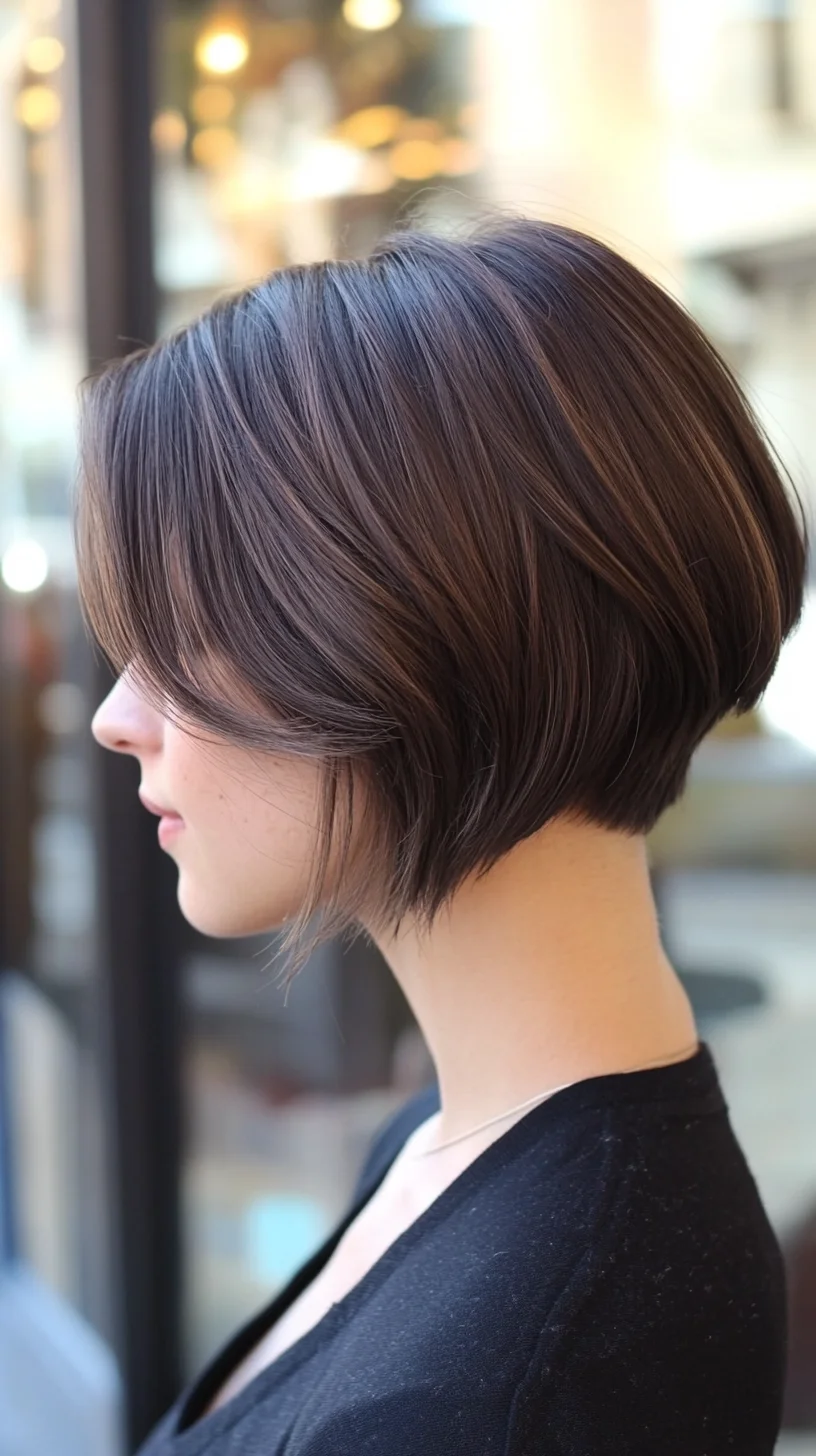 Chic and Effortlessly Modern: The Stylish Inverted Bob Haircut