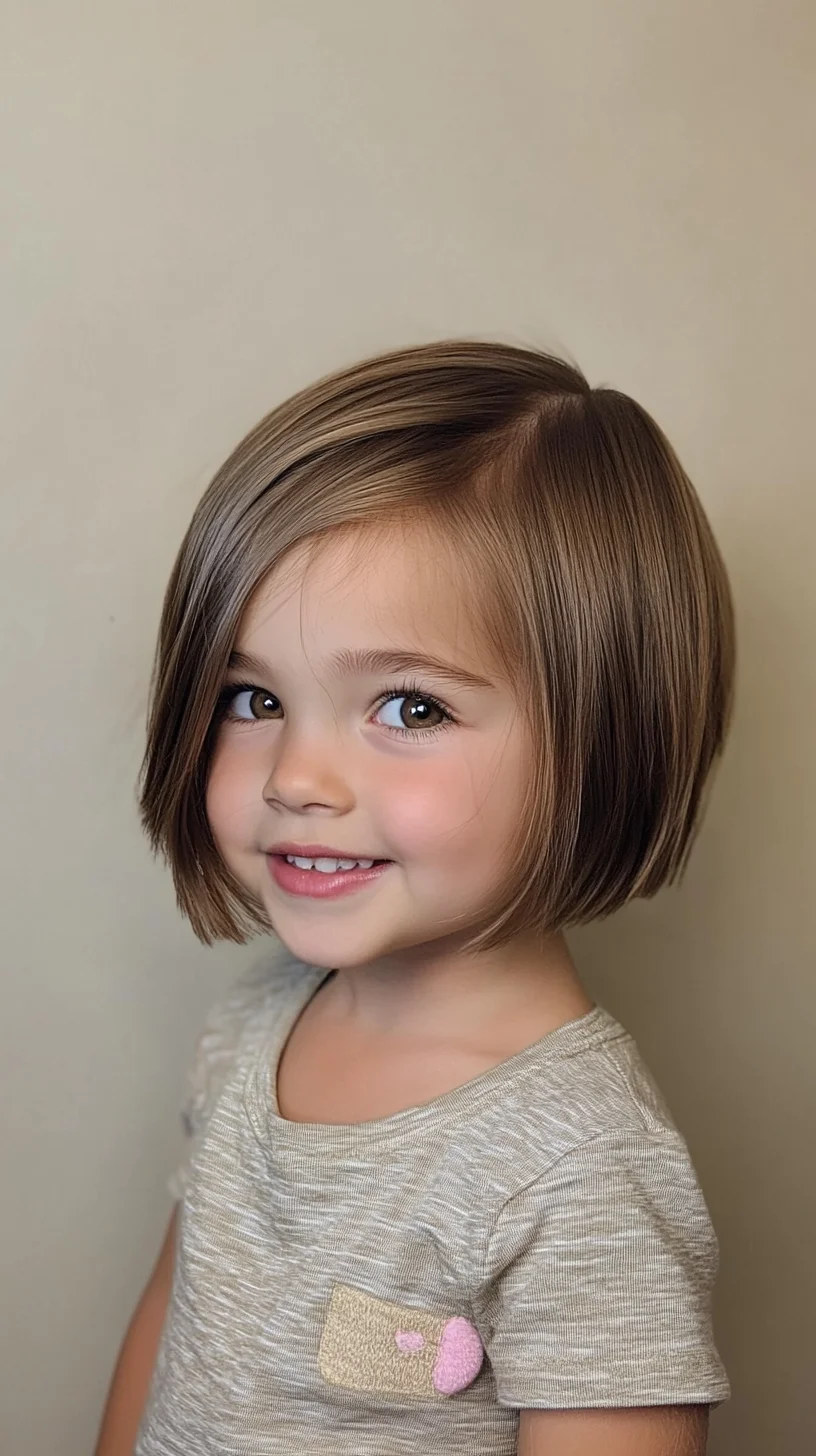 Chic and Playful: The Perfect Bob for Little Trendsetters