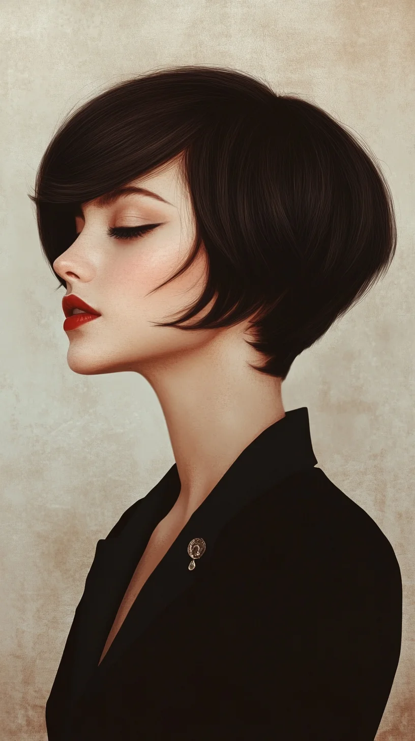 Chic and Sleek: The Modern Bob with Edgy Layers