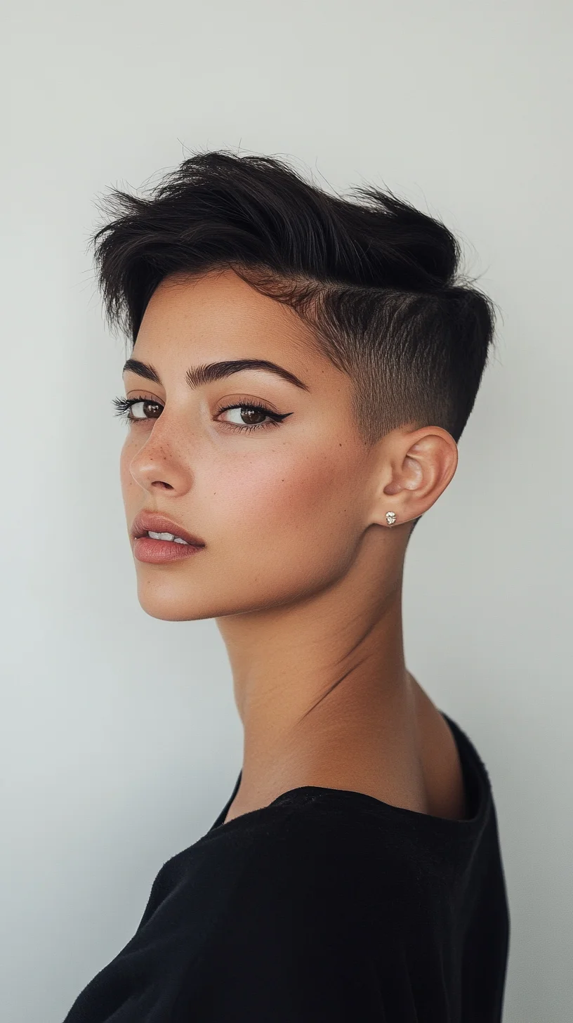 Chic Edgy Pixie Cut: Elevate Your Look with Confidence and Style