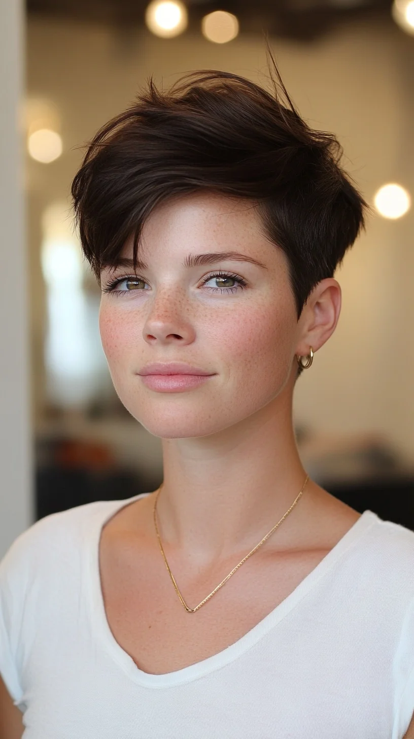 Chic Pixie Cut with Effortless Texture and Versatile Styling