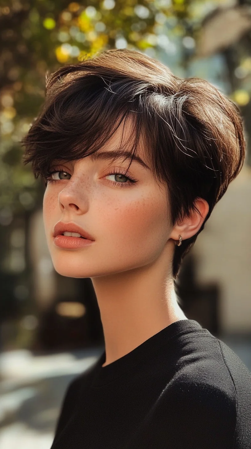 Chic Textured Pixie Cut: Effortless Style for the Modern Muse