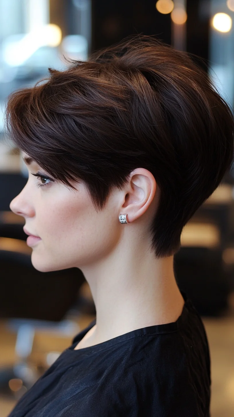 Chic Textured Pixie Cut: The Perfect Blend of Edgy and Feminine