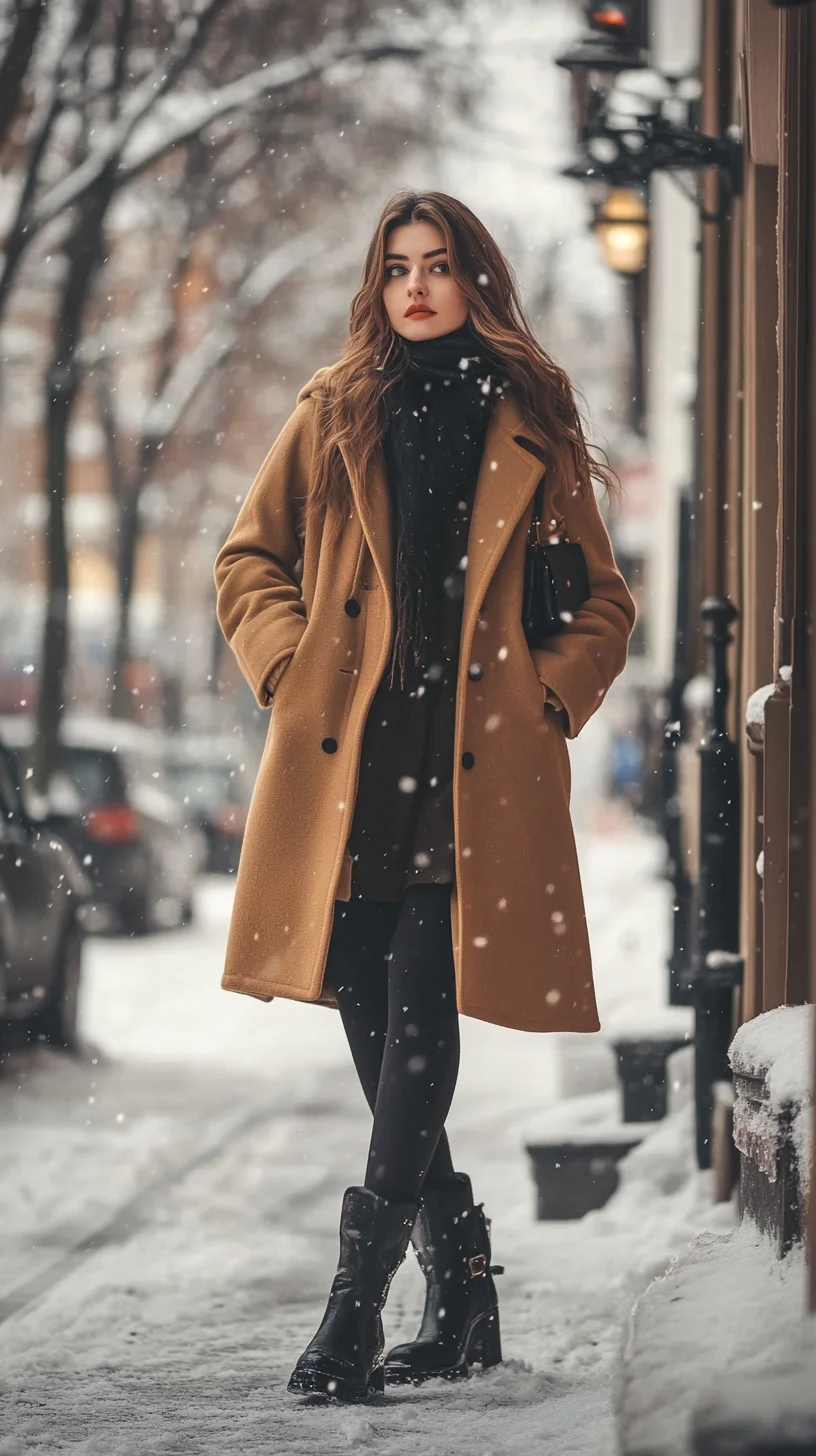 Chic Winter Elegance: Embrace Cozy Layers with a Touch of Glam