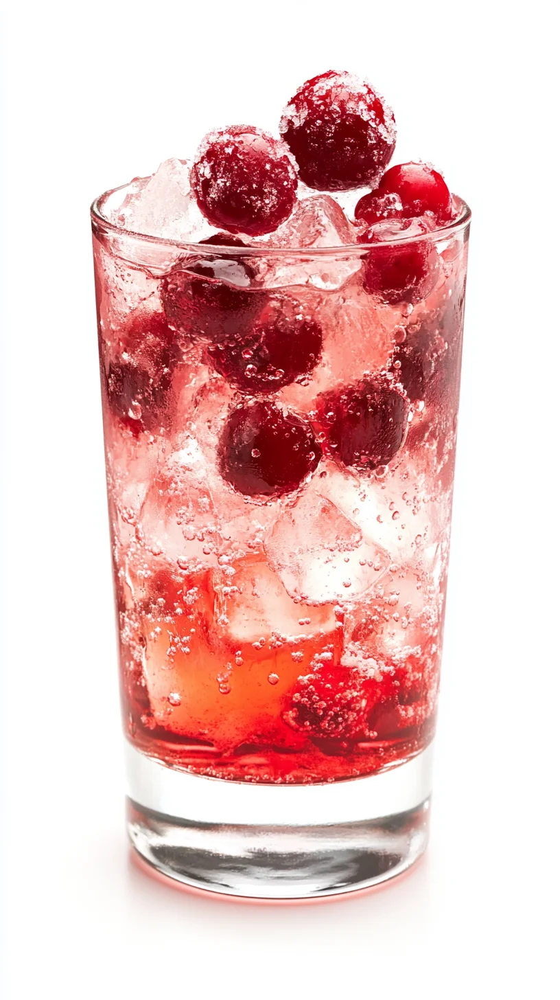 Cool Down with a Refreshing Cranberry Fizz!