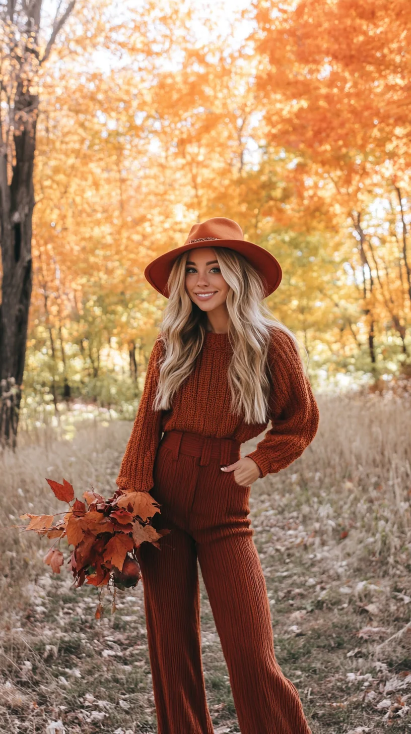 Cozy Autumn Vibes: Perfect Sweater and Flared Pants Ensemble