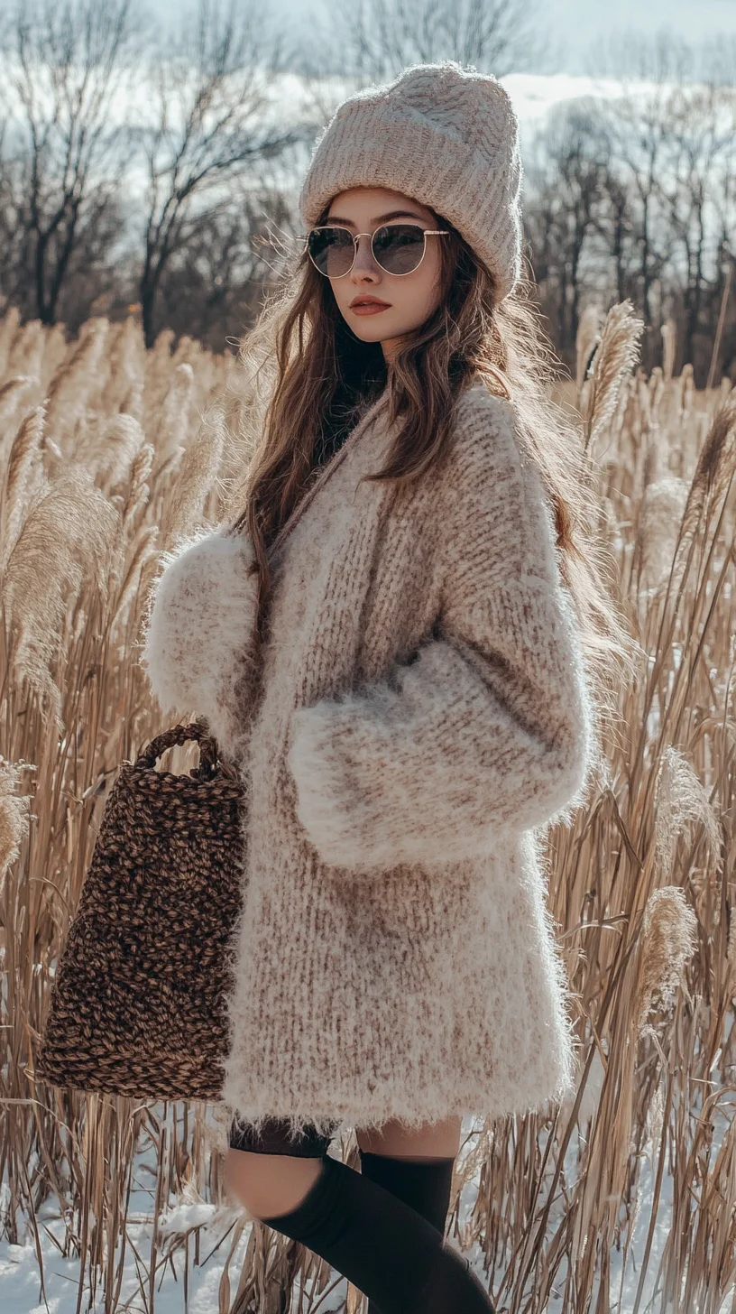 Cozy Chic: Elevate Your Style with a Textured Winter Ensemble