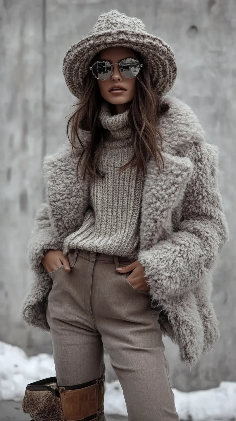 Cozy Chic: Elevate Your Wardrobe with Textured Layers and Earthy Tones