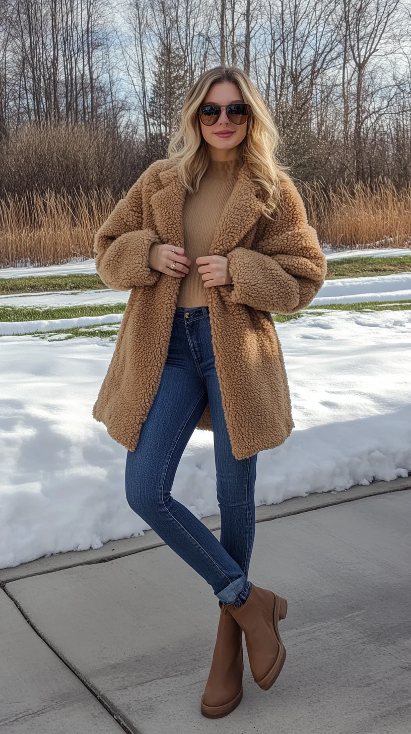 Cozy Chic: Elevate Your Winter Wardrobe with Textured Layers and Earthy Tones