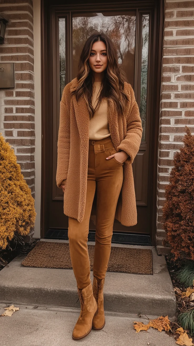 Cozy Chic: Embrace Earthy Tones with a Stylish Layered Look