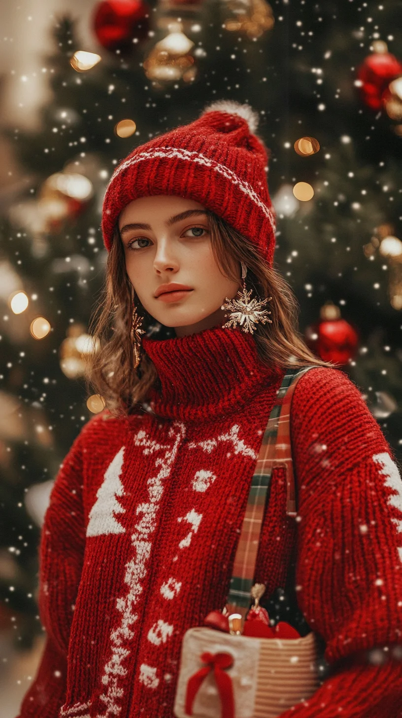 Cozy Chic: Embrace the Festive Spirit with This Stylish Holiday Look