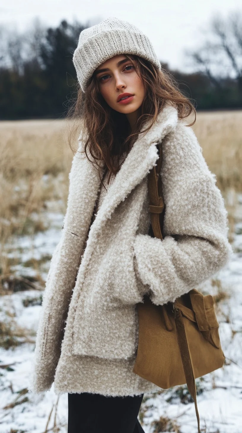 Cozy Chic: Embrace Winter Vibes with a Soft Textured Ensemble