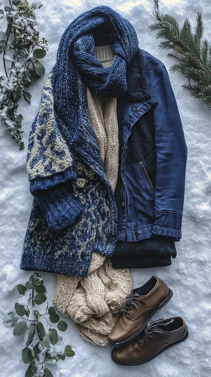 Cozy Chic: Embrace Winter Vibes with Layered Textures and Earthy Tones