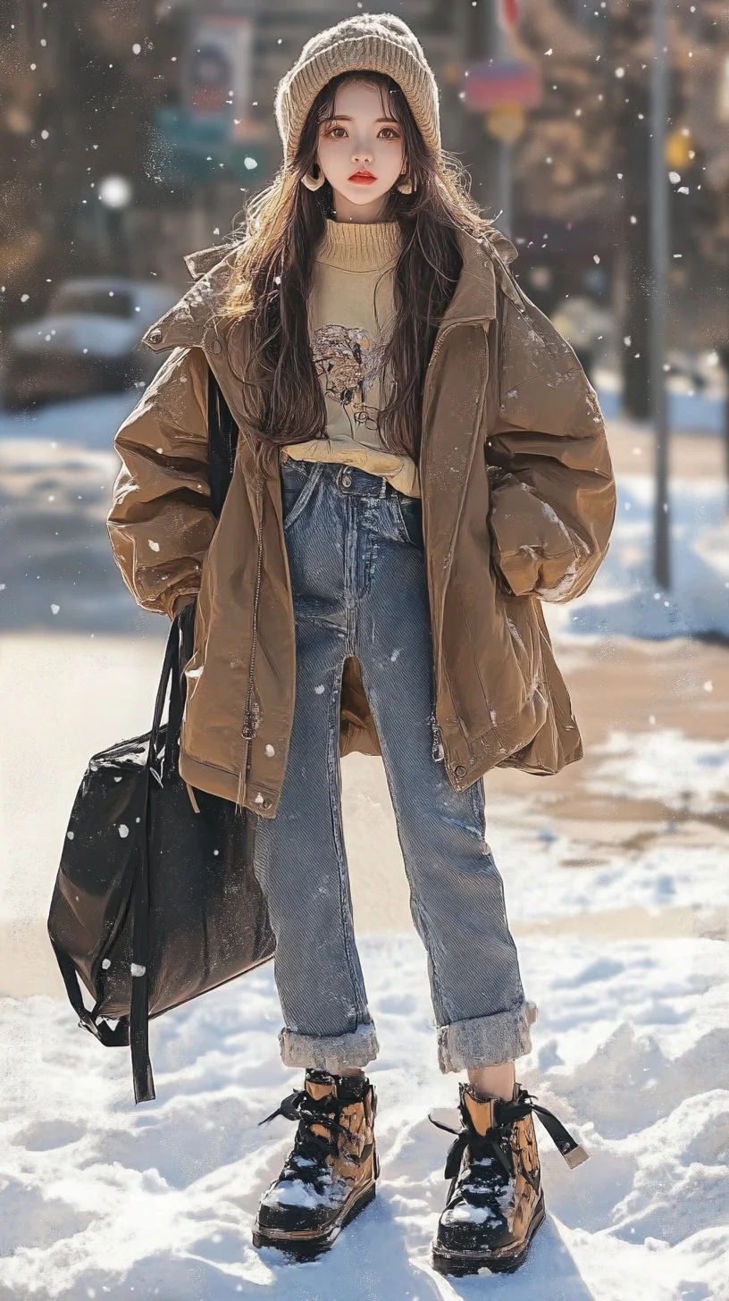 Cozy Chic: Embrace Winter Vibes with Oversized Layers and Trendy Accessories