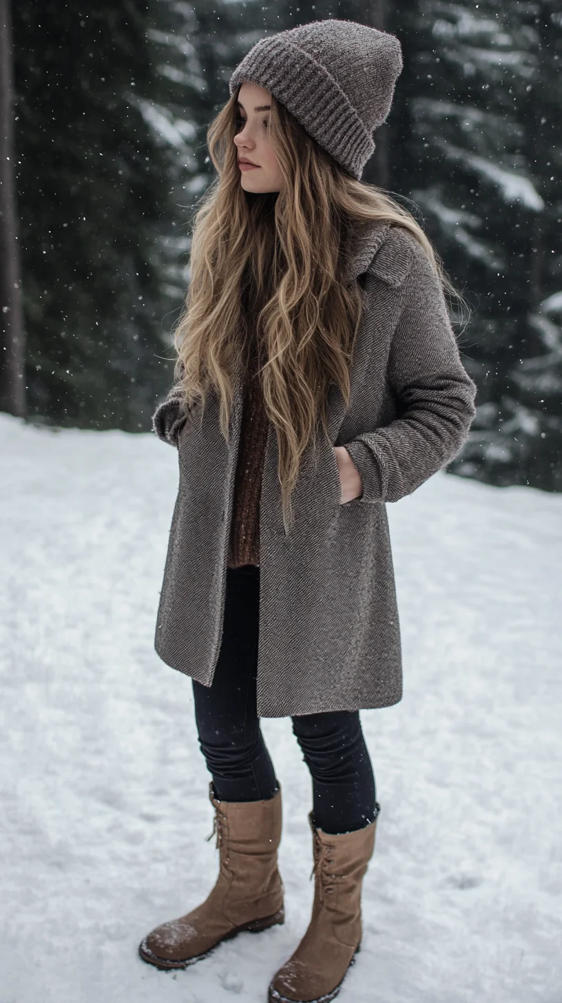 Cozy Chic: Winter Vibes with Layers and Textures for Effortless Style