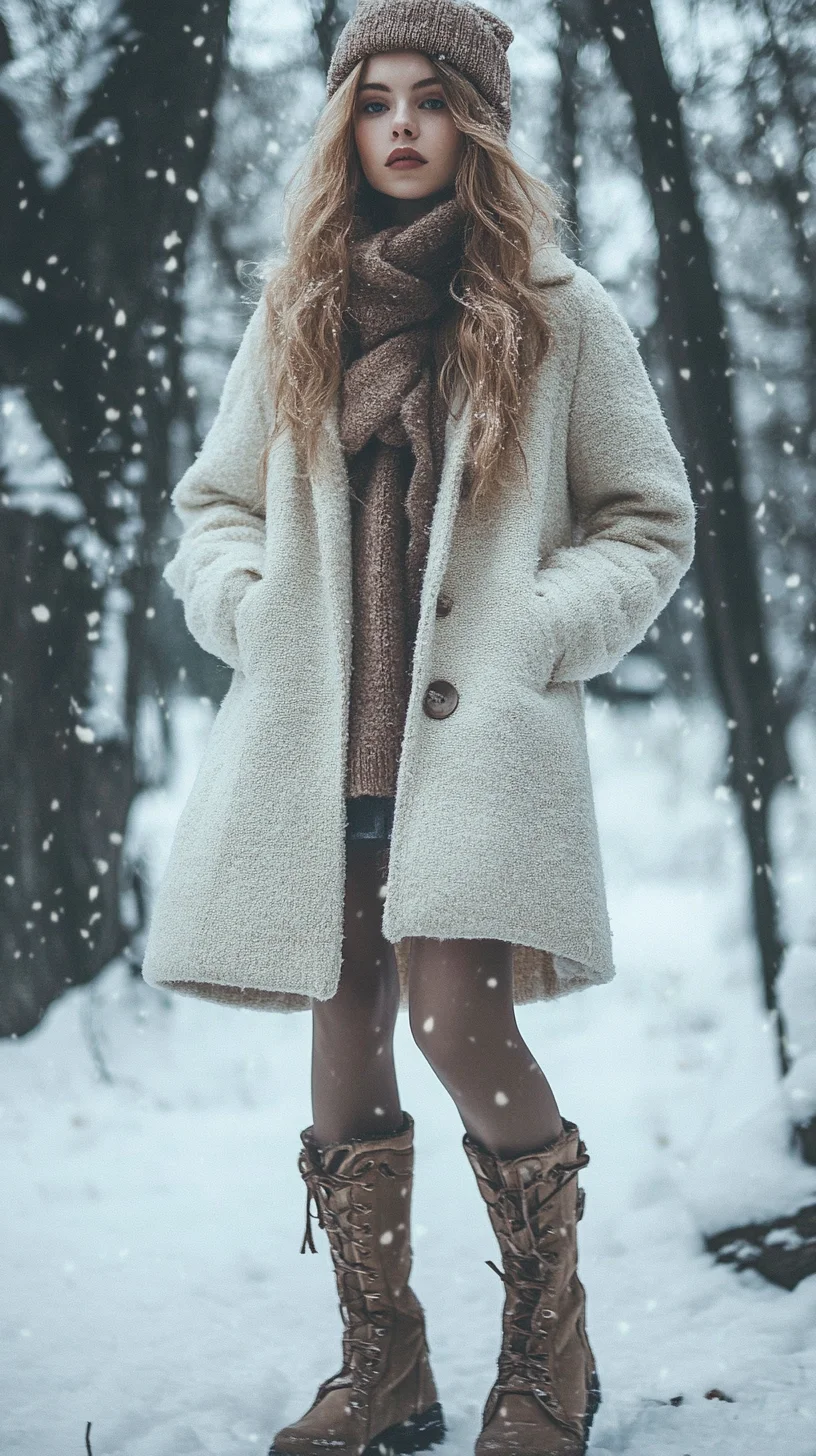 Cozy Elegance: Embrace Winter with Chic Layers and Textured Neutrals