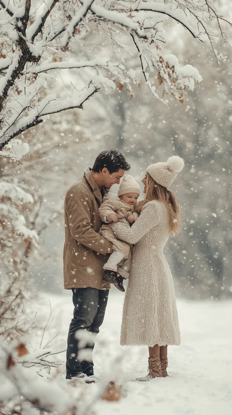 Cozy Family Bliss: Effortless Winter Layering for Heartwarming Moments