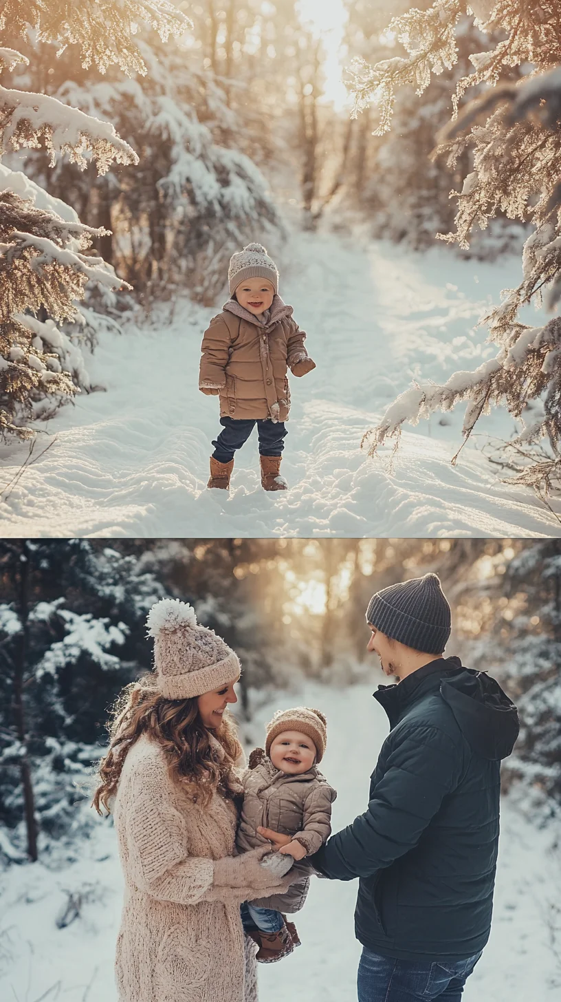 Cozy Family Winter Outfits for Magical Snowy Adventures