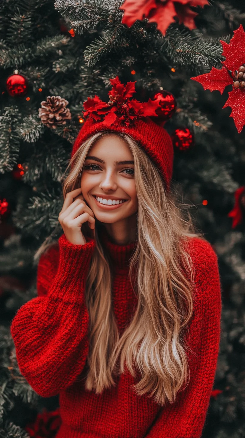 Cozy Holiday Cheer: Embrace Festive Vibes with Bold Red Knits