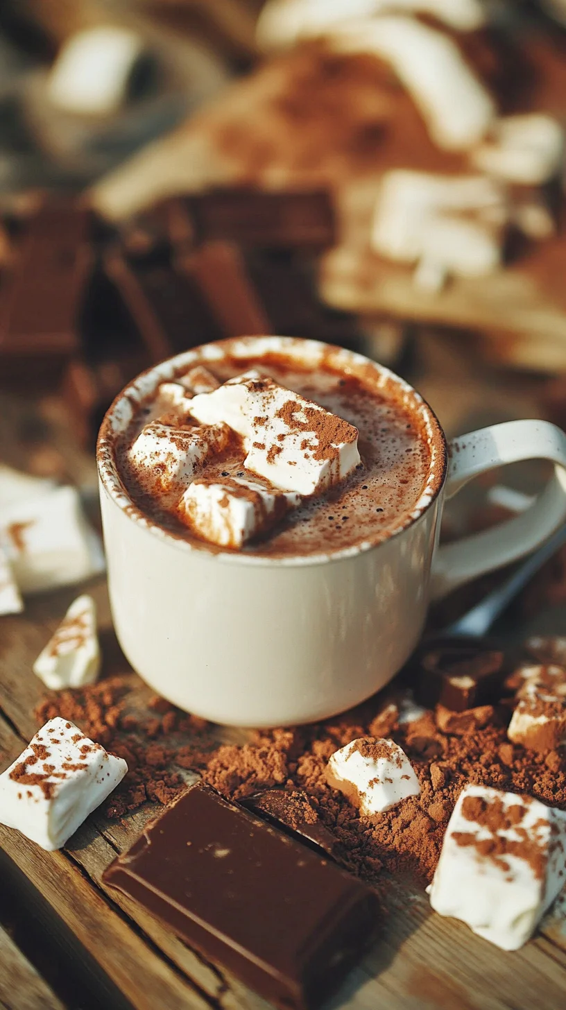 Cozy Indulgence: Decadent Hot Chocolate Delight!